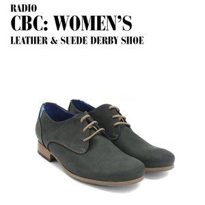Radio CBC Women's Leather and Suede Derby Shoe Fluevog size W 10